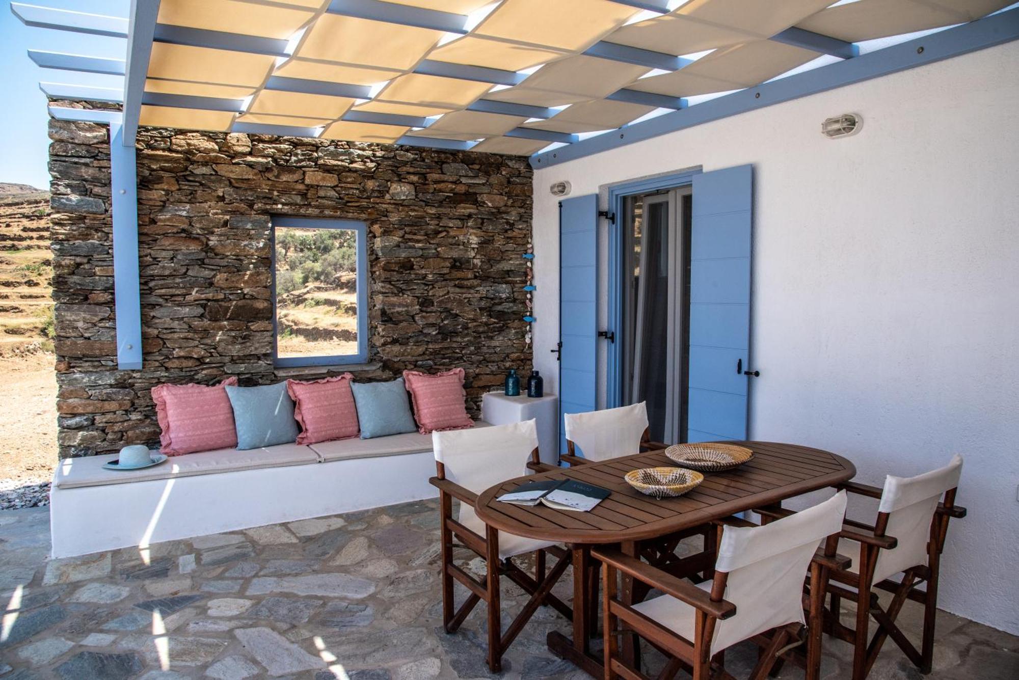 Iliopetra Residence Agios Romanos Ngoại thất bức ảnh